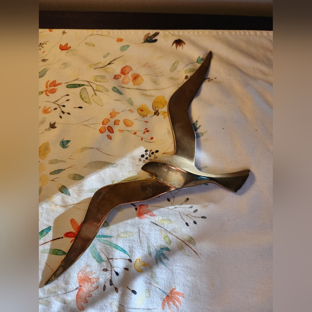 Set of 3 Solid Brass Seagulls - Picture 5 of 5